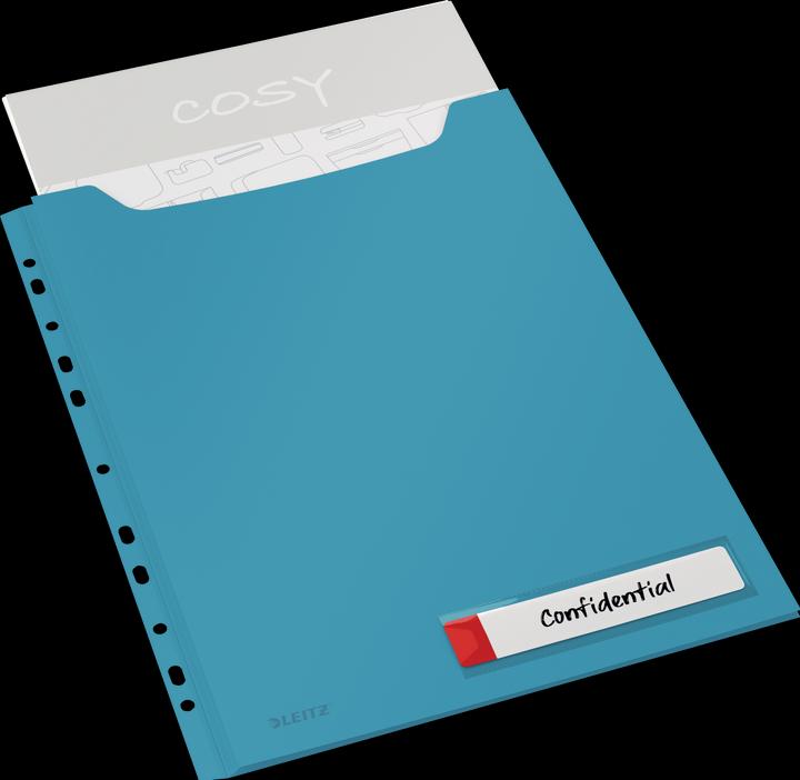 Produktbild Leitz Einlagemappe Cosy Privacy Maxi Hülle Blau (A4, 3 x)