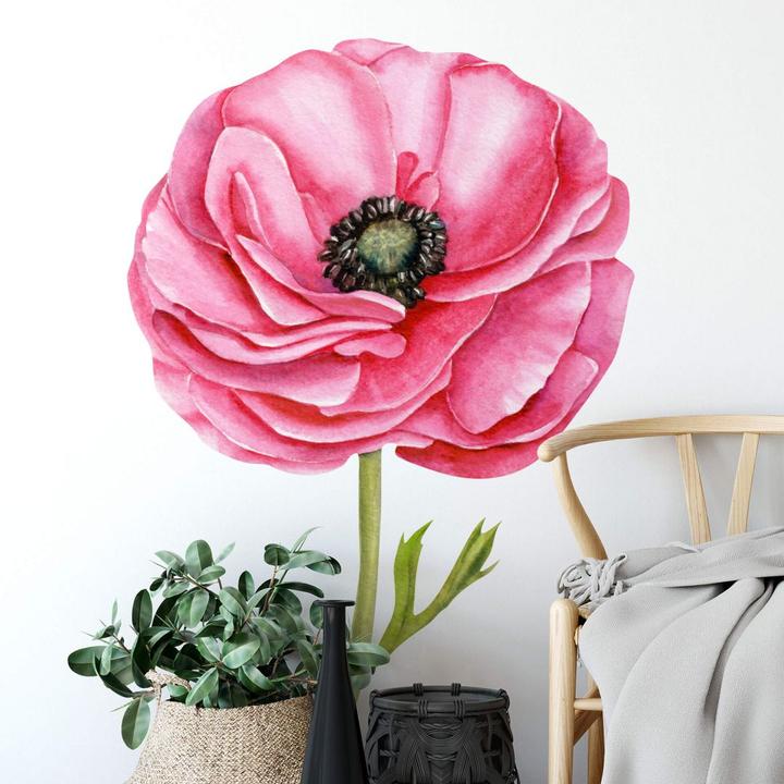Produktbild Trenddeko XXL roter Mohn (97 x 140 cm)