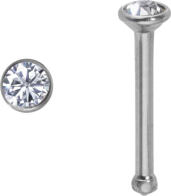 Bijouteria Nasenpiercing (Edelstahl, Kristall)