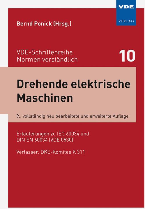Produktbild Drehende elektrische Maschinen (Deutsch, Bernd Ponick, 2020)