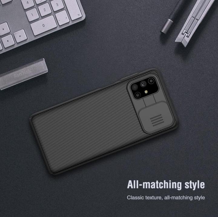 Actual product image Nillkin CamShield case for Samsung Galaxy M51 (black) universal (Samsung Galaxy M51)