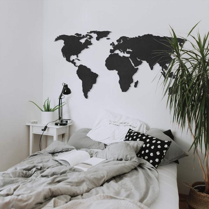 Actual product image Trenddeko 3D world map (180 x 89 cm)