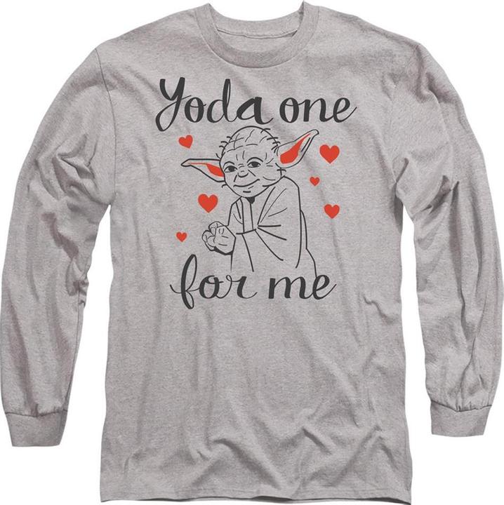 Produktbild Star Wars Yoda One For Me TShirt Valentinstag (M)