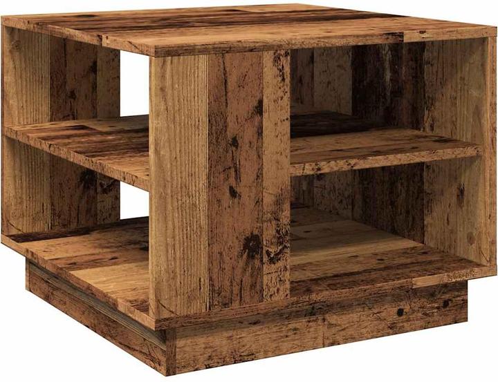 Produktbild VidaXL Couchtisch Beistelltisch Wohnzimmertisch Kaffeetisch Altholz-Optik (55 x 55 x 42 cm)