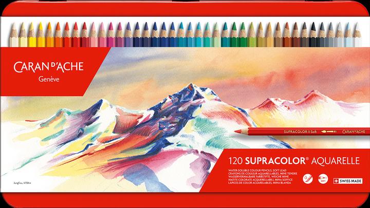 Produktbild Caran d'Ache Supracolor Aquarelle Metallschachtel (Mehrfarbig, 120 x)
