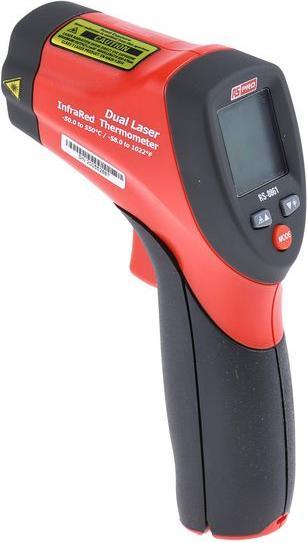 Actual product image Rs Pro 8861 Infrared thermometer 12:1, up to +550°C, Celsius/Fahrenheit