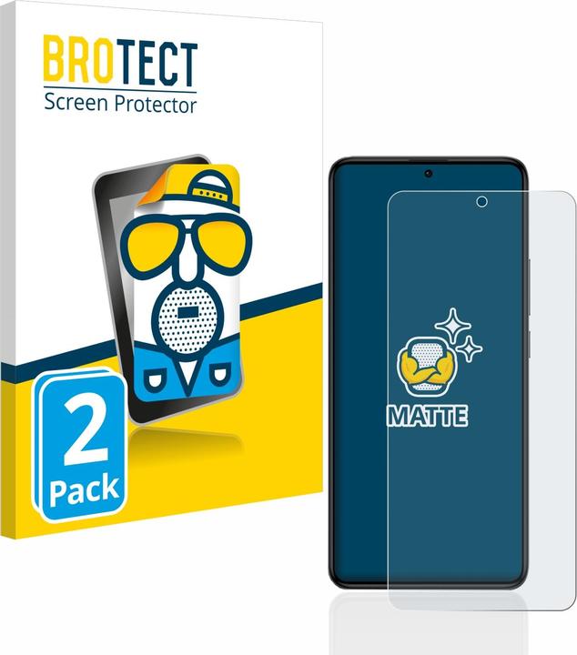 Actual product image BROTECT Anti-glare screen protector matt (2 Piece, Xiaomi Poco F5 Pro)