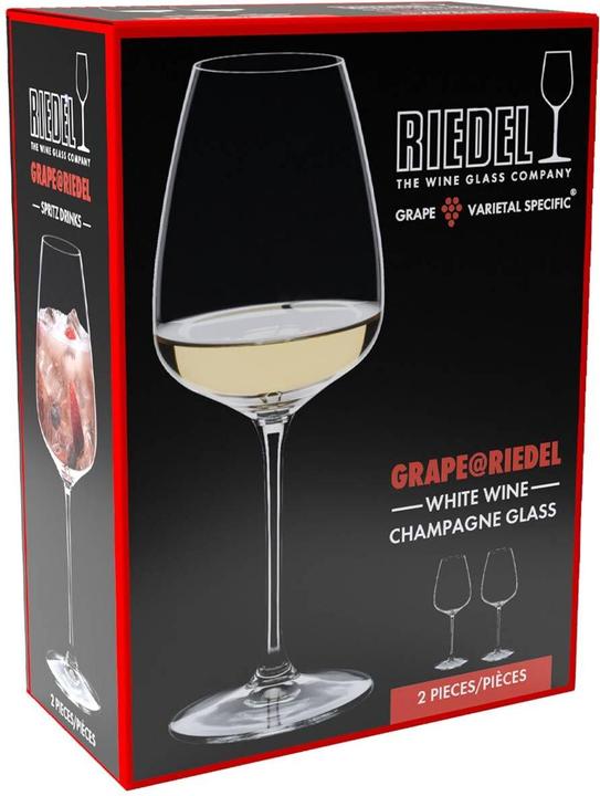 Immagine prodotto Riedel Vino bianco d'uva / bicchiere di champagne / bevanda spritz (55 cl, 2 Occhiali, Bicchieri da vino bianco)