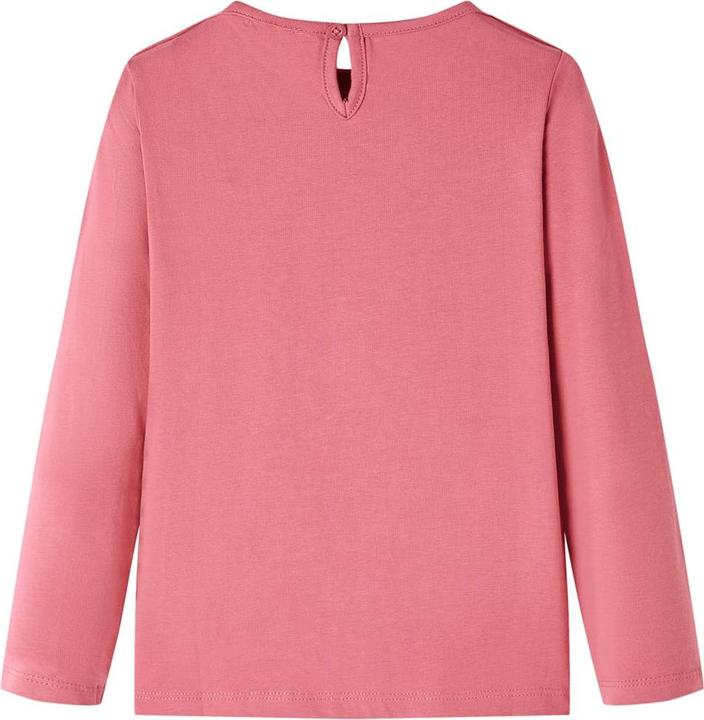 Image du produit VidaXL T-shirt manches longues enfant rose ancien 140,Matière : 95% coton. 5 (140)