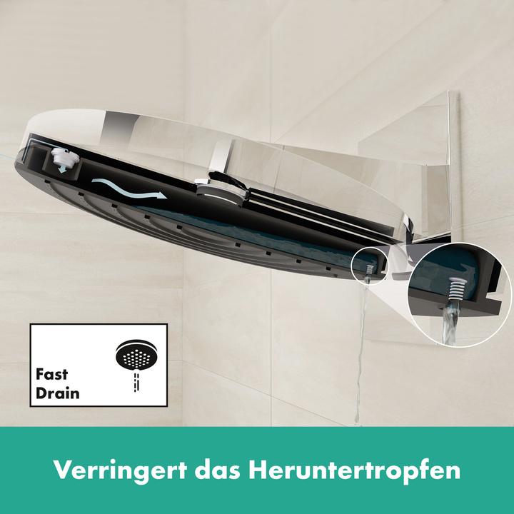 Produktbild hansgrohe Pulsify S Showerpipe 260 1 Strahlart, (EcoSmart) mit ShowerTablet Select 400, 24221