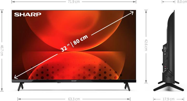 Produktbild Sharp 32FH2EA (32", LCD, HD, 2023)