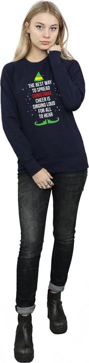 Produktbild Elf Christmas Cheer Text Sweatshirt (XL)