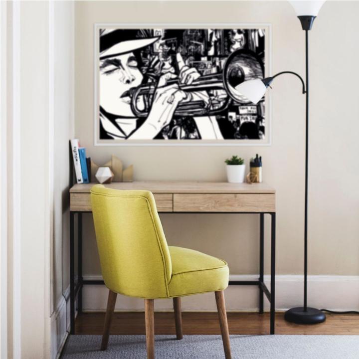 Actual product image Trenddeko Sound of a Street Musician (45 x 30 cm)