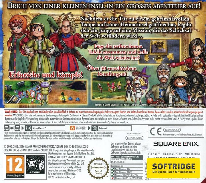 Immagine prodotto Nintendo Dragon Quest VII: frammenti del passato (3DS, 3DS XL, DE)