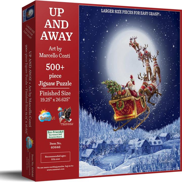 Actual product image Sunsout Puzzle 500 pieces XXL Pieces - Up and Away (500 pieces)