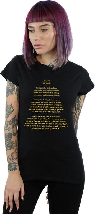 Image du produit Star Wars - T-shirt A NEW HOPE OPENING CRAWL - Femme (L)