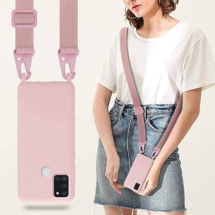 Produktbild Cadorabo TPU Cover Handy Kette Liquid (Samsung Galaxy A21s)
