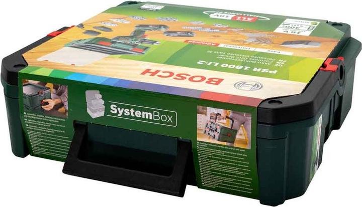 Productafbeelding Bosch Home & Garden PSR 1800 LI-2 Systeem Box Set (Oplaadbare batterij)