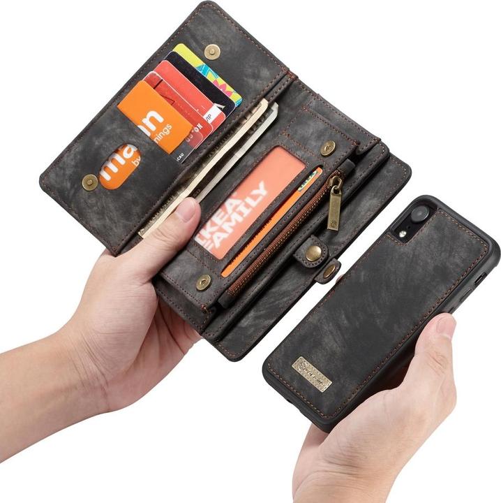Actual product image Caseme Apple iPhone XR Genuine Leather Wallet Card Case (Apple iPhone XR)
