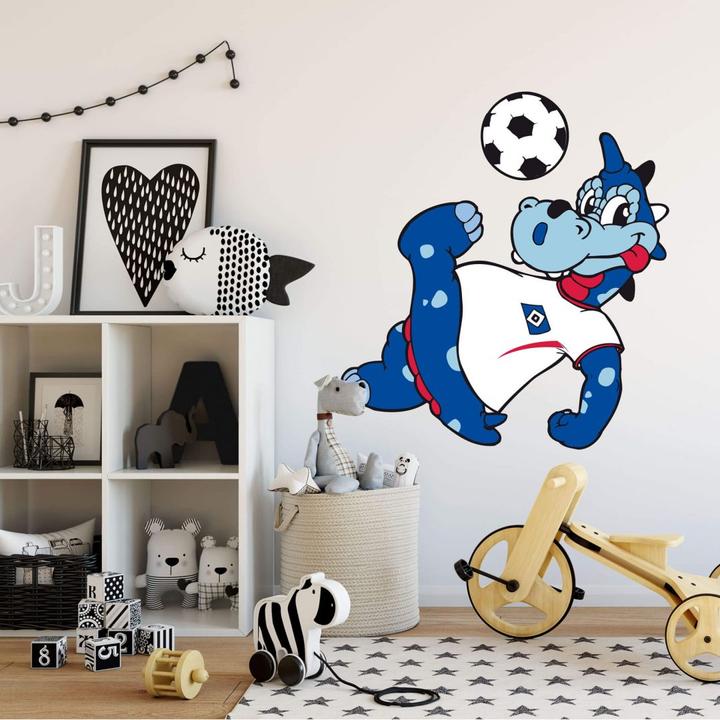 Immagine prodotto Hamburger SV Mascotte HSV (80 x 87 cm, 60 x 65 cm, 30 x 33 cm, 40 x 44 cm, 20 x 22 cm)