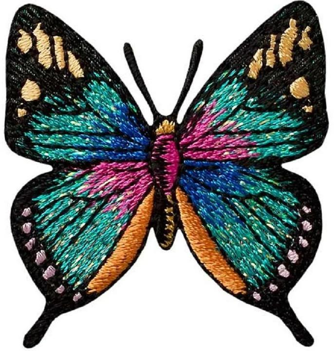 Mono Quick Butterfly turquoise glitter (1 x)