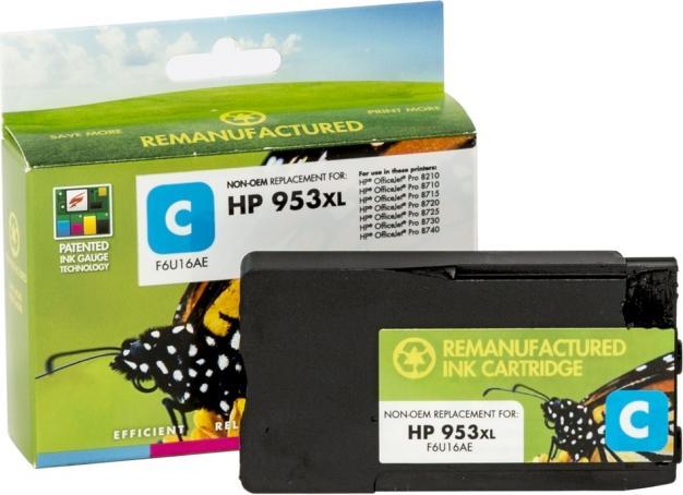 Compatible Static-Control HP Ink No.953 XL Cyan (F6U16AE) New chip