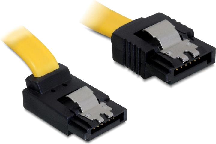 Immagine prodotto Delock Cavo SATA-3: 50cm, clip di metallo, giallo