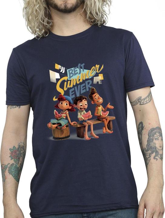 Immagine prodotto Disney Luca Best Summer Ever Maglietta Uomo (M)