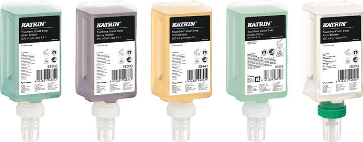 Actual product image Katrin Touchfree soap cartridge (Liquid soap, 500 ml)