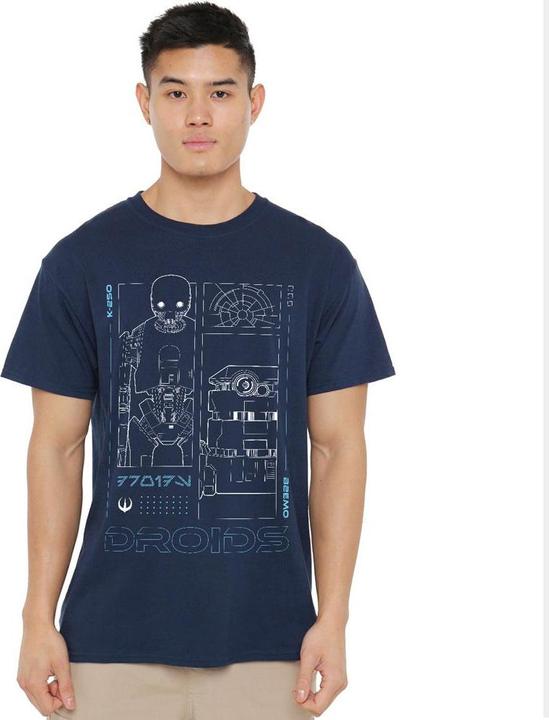 Immagine prodotto Star Wars Droids Maglietta Uomo (XXL)