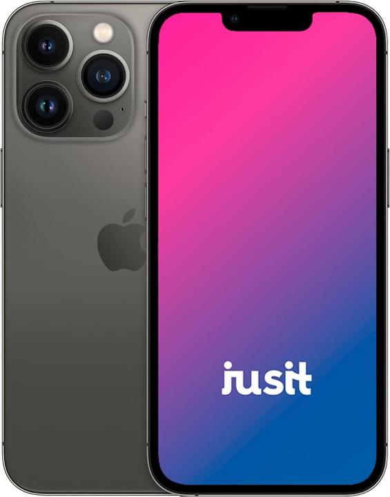 Produktbild jusit iPhone 13 Pro (128 GB, Graphite, 6.10", 12 Mpx, SIM + eSIM, B / Sehr gut)