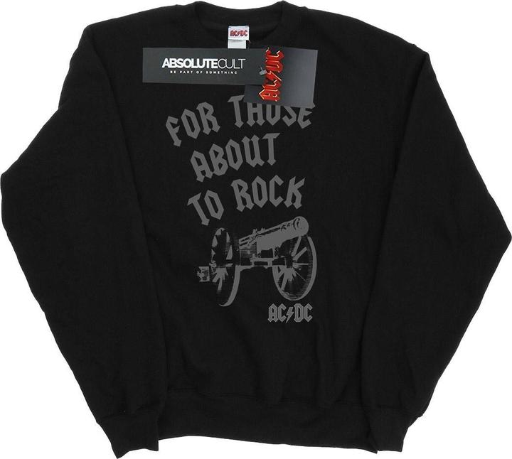 Produktbild AC/DC For Those About To Rock Cannon Sweatshirt Mädchen (140, 146)