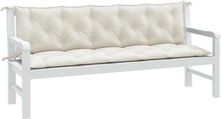 Image du produit VidaXL Coussins de banc de jardin 2 pcs. tissu (180 x 50 x 7 cm)