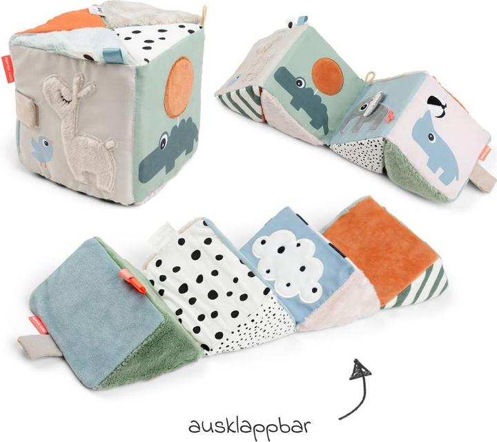 Produktbild Done by Deer Ausklappbarer Würfel Deer friends Farbmix