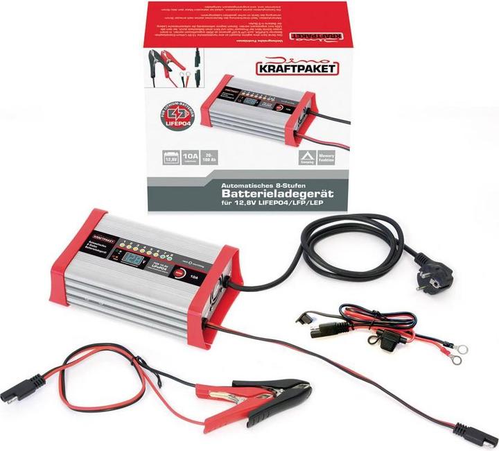 Image du produit Dino KRAFTPAKET LifePo4 10A 136341 Chargeur de voiture 12V (12V, 10 A)