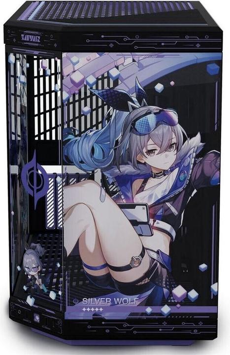 Actual product image Hyte Y70 Silver Wolf (mATX, ITX, ATX, E-ATX)