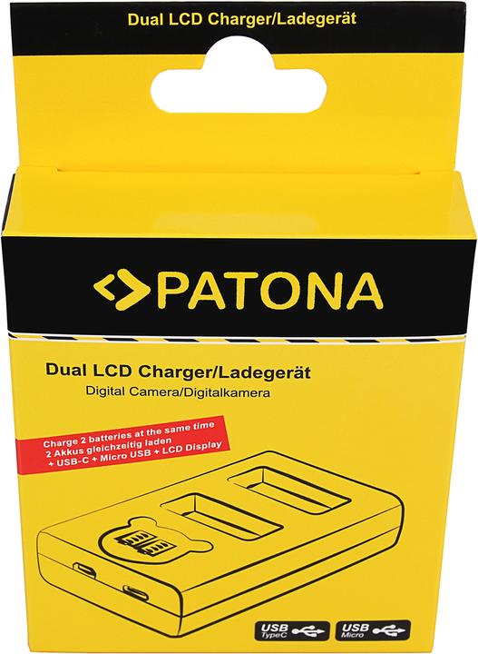 Actual product image Patona Dual LCD USB Ladegerät (Charger)