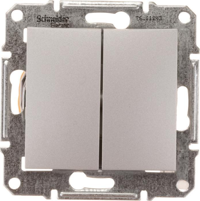 Image du produit Schneider Electric Interrupteur d'escalier double en aluminium Sedna - SDN0600160