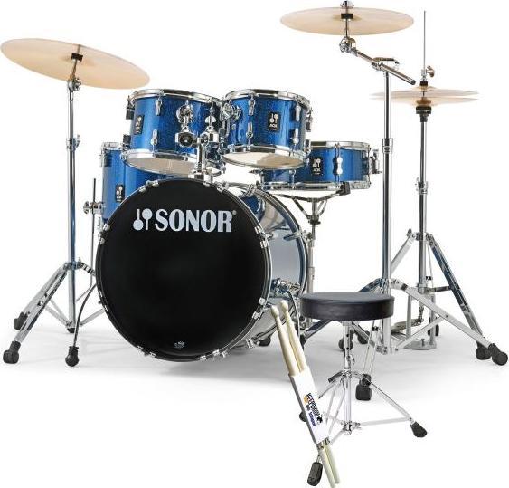 Actual product image Sonor AQX Studio Set BOS Drums with Accessories