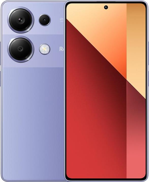 Image du produit Xiaomi Redmi Note 13 Pro (256 Go, Lavande pourpre, 6.67", Double SIM hybride, 200 Mpx, 4G)