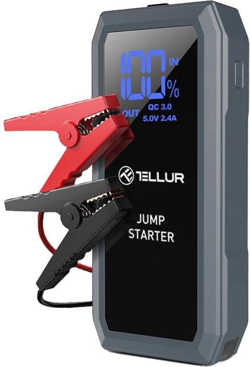 Produktbild Tellur Portable Car Jump Starter, 1500A, Power Bank, 16800mAh, LED Light (1500 A, 16800 mAh)