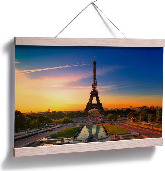 Produktbild Trenddeko Eiffelturm im Sonnenuntergang (120 x 80 cm)