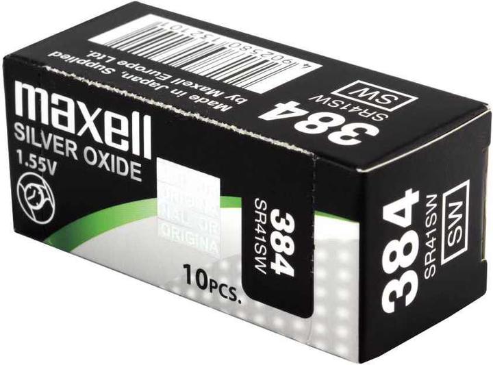 Immagine prodotto Maxell SR41SW (10 pz., LR41, 45 mAh)