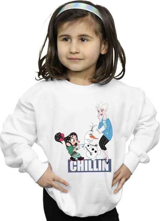 Image du produit Disney - Sweat WRECK IT RALPH ELSA AND VANELLOPE - Fille (116)