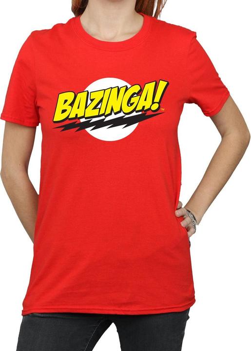 Immagine prodotto Dam Maglietta Bazinga Boyfriend Donna/Ladies (XL)