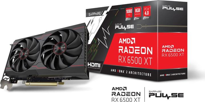 Image du produit Sapphire Pulse Radeon RX 6500 XT OC (8 Go)
