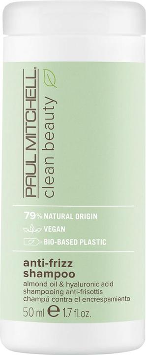 Actual product image Paul Mitchell Shampoo for frizzy and unruly hair Clean Beauty (Anti-Frizz Shampoo) - Volume: 50 ml (50 ml, Liquid shampoo)