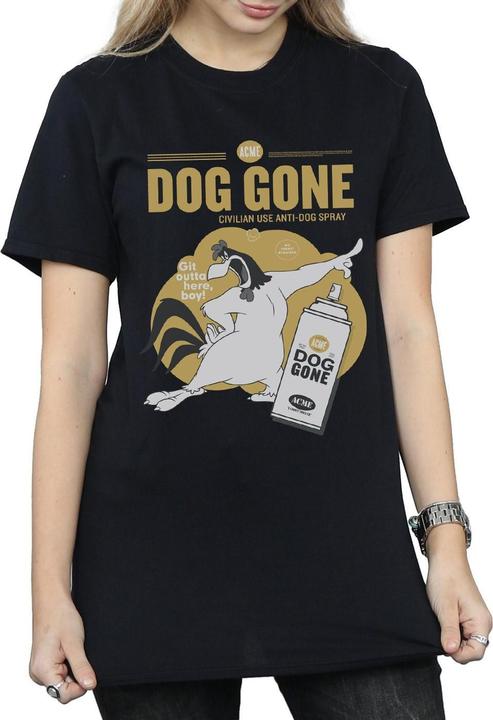 Immagine prodotto Looney Tunes Maglietta Boyfriend in cotone da donna/ragazzo Dog Gone Foghorn Leghorn (L)