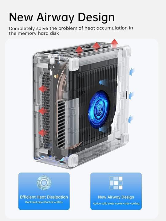 Actual product image Minisforum NAD9 (Intel Core i9-12900HK)