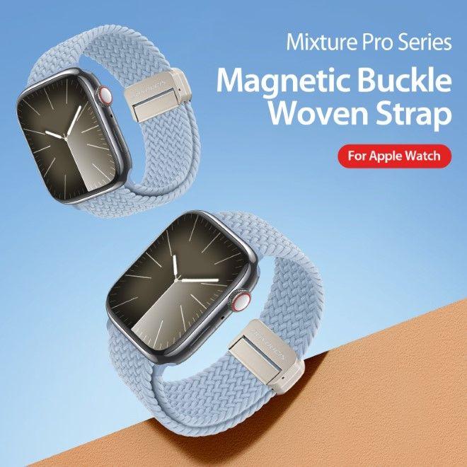 Immagine prodotto Dux Ducis Bracciale Mixture Pro per Apple Watch 38mm/40mm/41mm - Azzurro (41 mm, 38 mm, 40 mm, Nylon)
